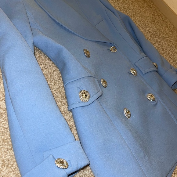 ❌❌ ALESSANDRA RICH WOOL DOUBLE BREASTED BLAZER - Picture 7 of 11